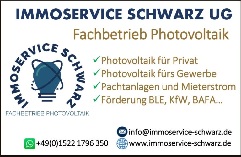 Fachbetrieb für Photovoltaik - Kontakt - PV und Zuschüsse sowie Förderungen für Privat , Gewerbe und Landwirte